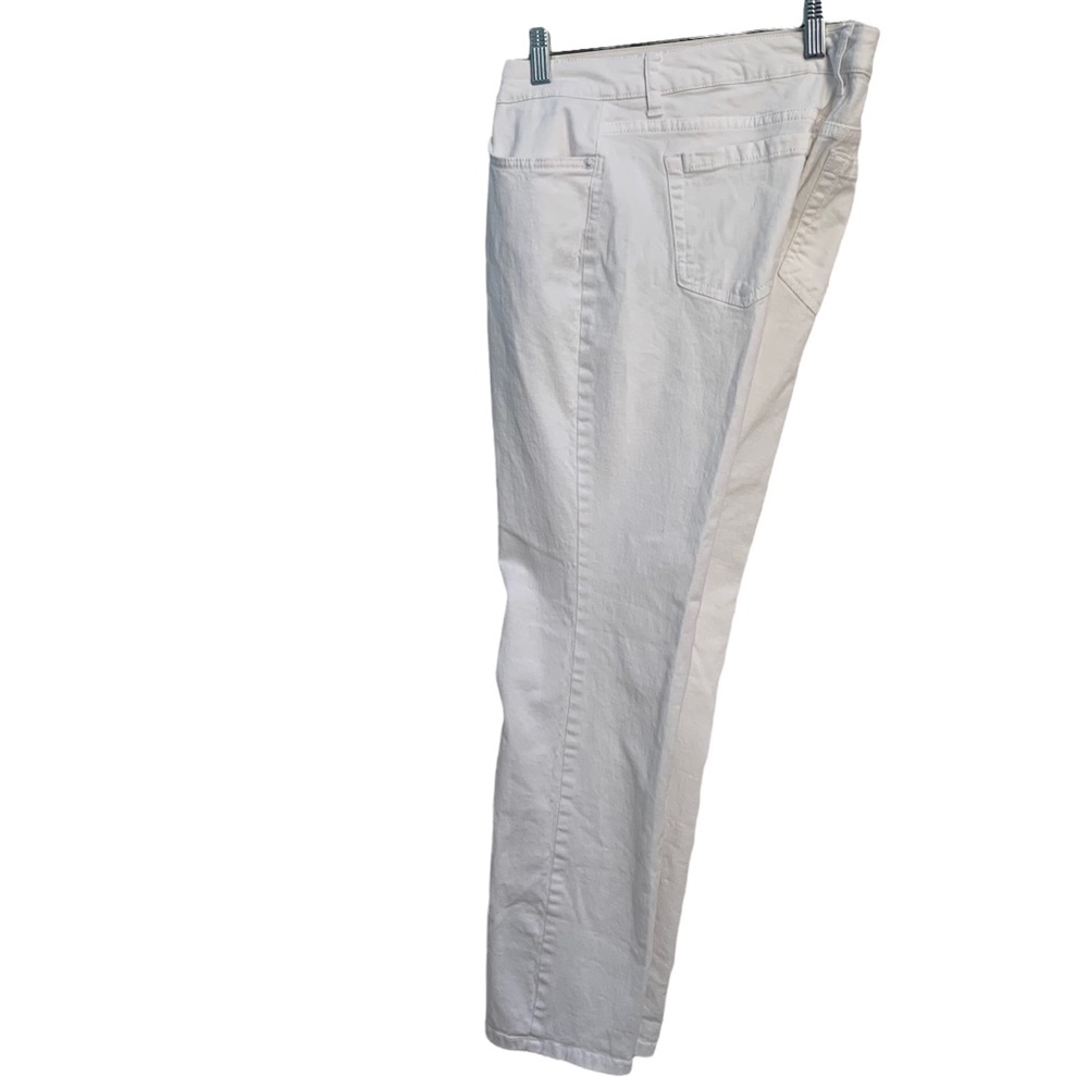 Jones New York Bryant Park Slim White Jeans size Petite 12